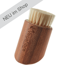 Vegane Gesichtsbürste Peelingbürste, Thermobuche - Vegafibre® Gesichtsbürste